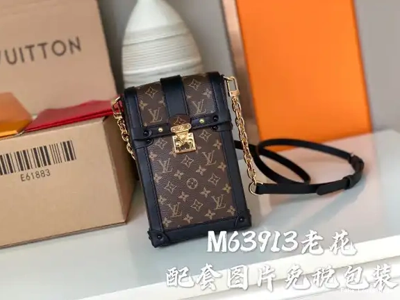 Repzbay TRUNK LOUIS VERTICAL VUITTON POCHETTE 0630